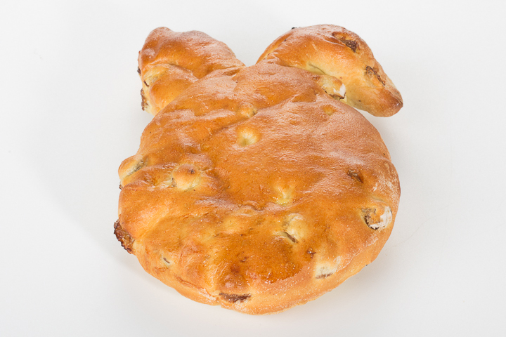 Paashaasje met rozijnen