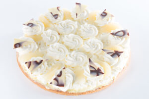 Williams Birne Bavarois vlaai